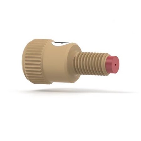 Upchurch Scientific Check Valve Inlet, 20 uL, 1/4-28 Flat-Bottom Male to 1/4-28 Flat-Bottom Female, 2000 psi - CV-3301 - Click Image to Close